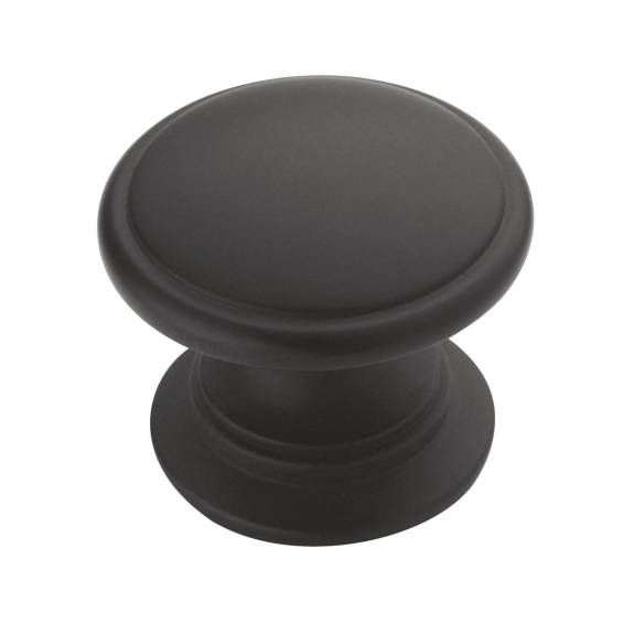 BP-53012-FB Allison Value 1-1/4" Knob - Flat Black