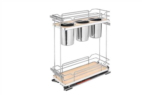 3-Bin Base Organizer with SC For Base Cabinet