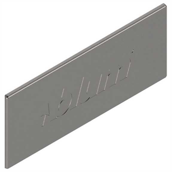 Tandembox Covercap Blum Embossed Stainless Steel