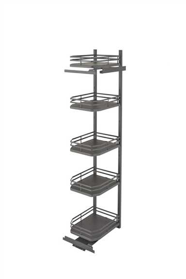 Orion-Gray Swing Out for 18” Pantry