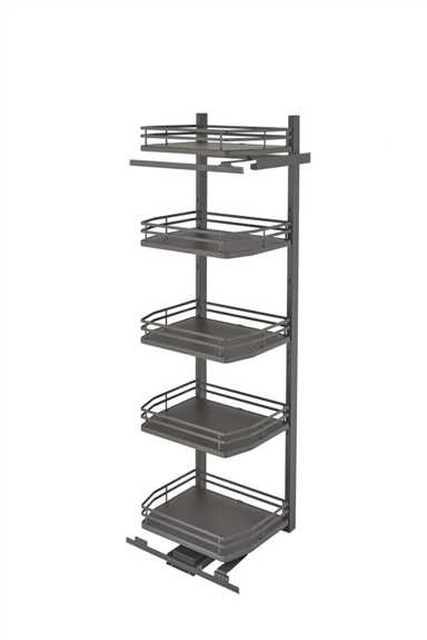 Orion-Gray Swing Out for 24” Pantry