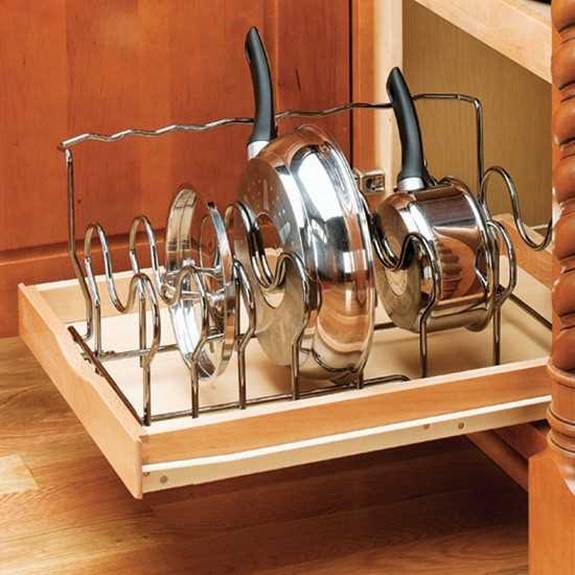 Drop-In Cookware Organizer for Drawers