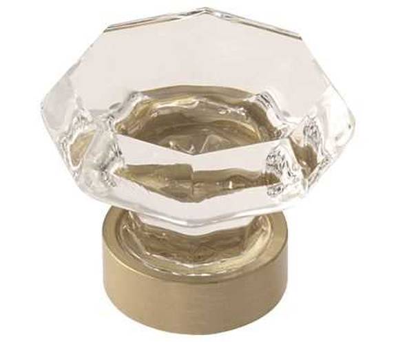 BP55268-CBBZ Traditional Classics 1-5/16" Knob - Clear/Gold Champagne