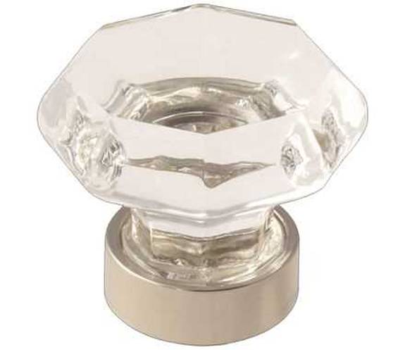 BP55268-CPN Traditional Classics 1-5/16" Knob - Clear/Polished Nickel