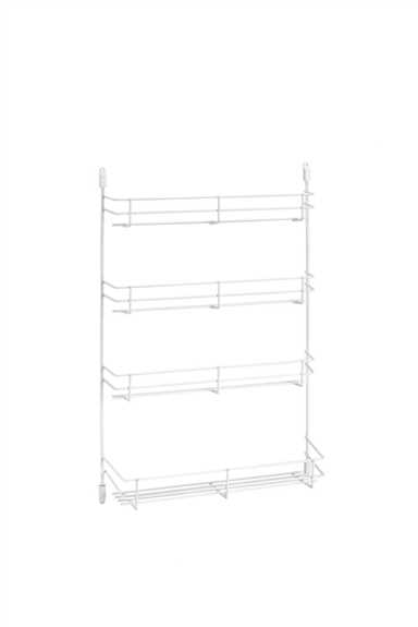 Door Storage Spice Rack - White 13-5/8" Width