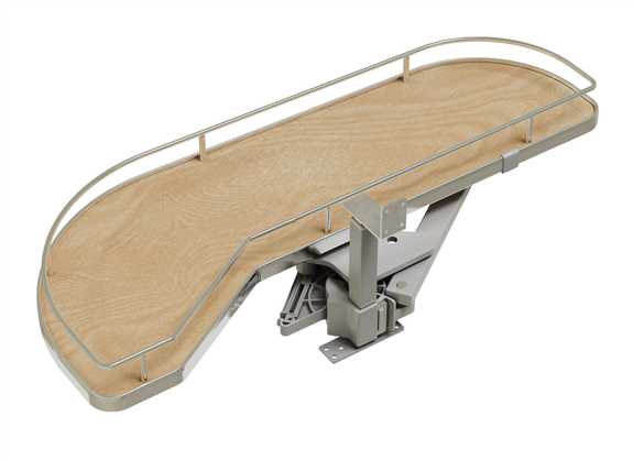 Blind Right/Left Door Single Maple with Chrome Railing 12"