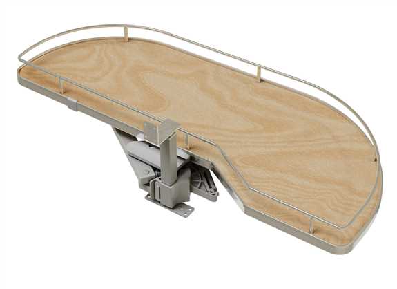 Blind Left/Right Door Single Maple with Chrome Rail 15"