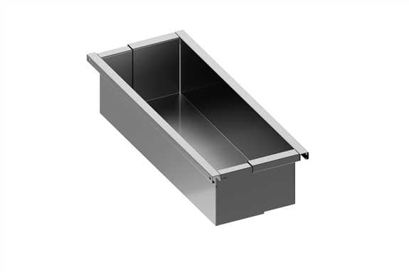 4.5" - 6.75" Adjustable Storage Tray Insert 16" Depth