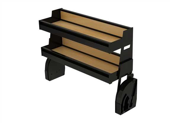 Trim Pull Down Shelf with Lock 36" Wall Cabinet