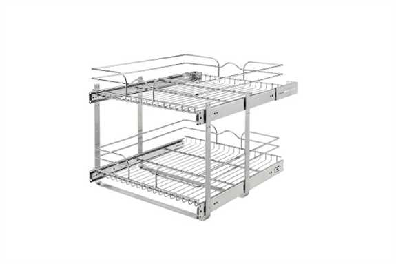 21" Two-Tier Wire Baskets (22'' Depth)