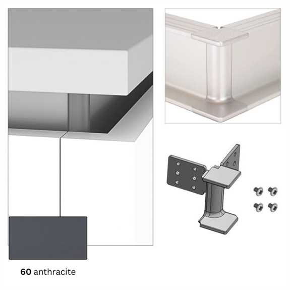 Exterior Angle 90-Upper Traditional 19 Gola - Anthracite