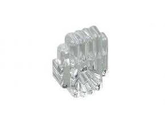 6092 Mirror Clip-Clear Plastic