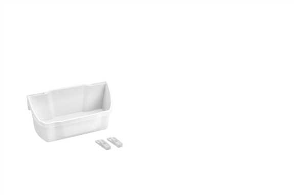 8'' Door Storage Bins (White)