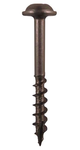 Quickscrew 8" x 1" Square-Round Washer Head T17 Plain 8000/CS