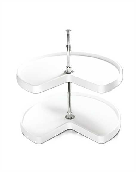 Polymer Kidney Shape 24'' White