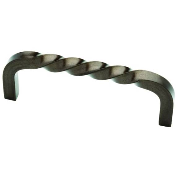 65214RB Iron Craft Twisted 3-3/4" Pull - Rubbed Bronze