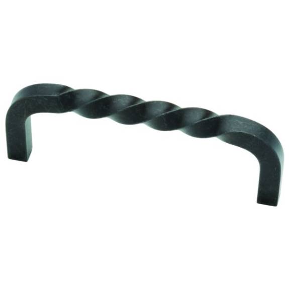 65214WI Iron Craft Twisted 3-3/4" Pull - Wrought Iron