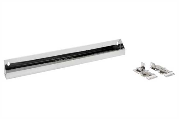 25" Stainless Steel Slimline Tip out w/ Soft Close Hinge