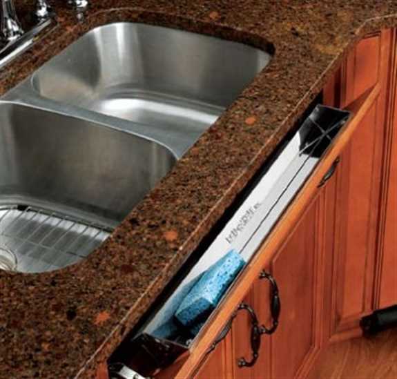 Slim Line Tip-Out Tray Stainless Steel 28"