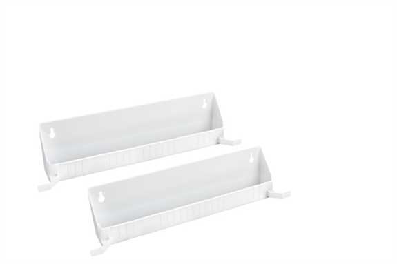 Tip-Out Trays with Tab Stops 14" White