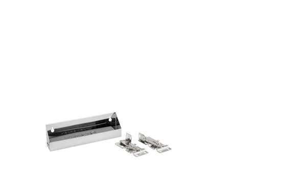 10'' Stainless Steel Tip Out Tray with Hinge