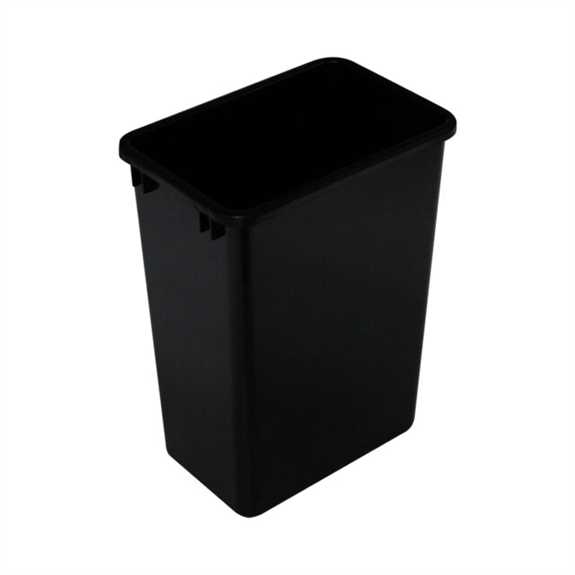 70TC35BK 35QT Trash Can Black- Bin Only