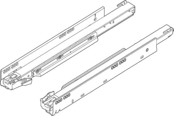 750.5501T LEGRABOX Cabinet with Tip-on