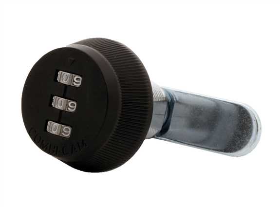 7850R-S-BLK 5/8" Combi-Cam Lock Black