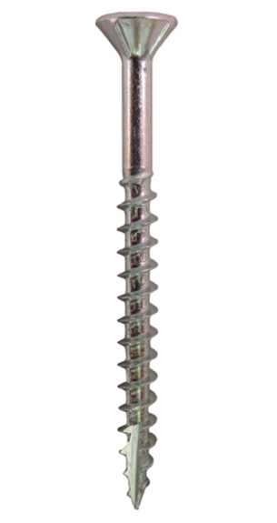 QS 9007 8 x 1-1/2" Phillips Drive,  Flat Head,  Type 17 Point, Zinc Plated Screws 7K/Pack