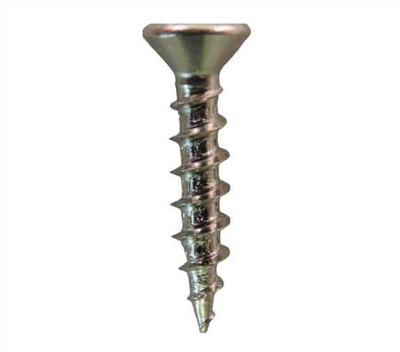 07 x 3/4" Phillips Flat Head Q Nickel Plated 1000/PK-12PK/CS
