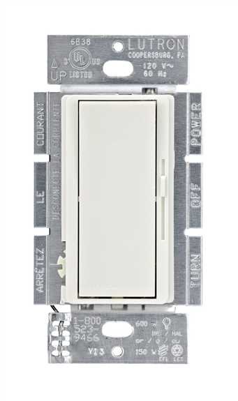 Lutron Diva CL Dimmer, white, with out face plate