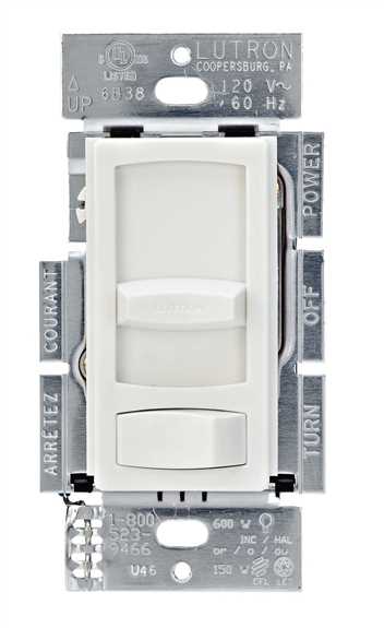 Lutron Skylark Contour CL Dimmer, white, with out face place