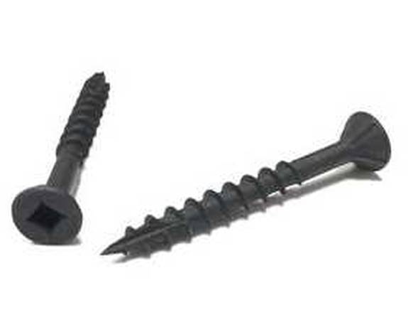 8X1-1/2 Zip Drivers - Flat Head Robertson® Square Deep Thread/Lo-Root® w/nibs & Type 17 Screws