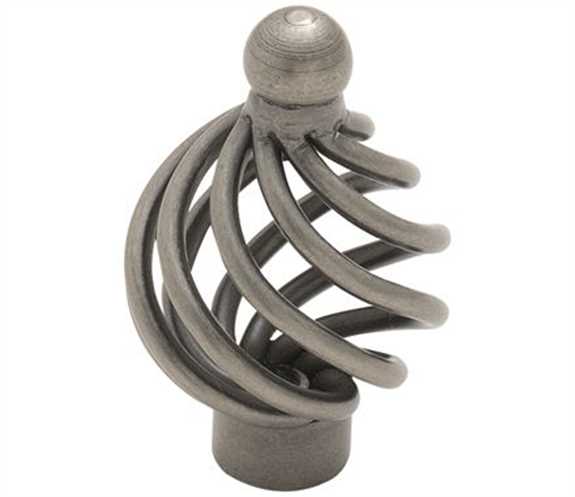 BP-19320-WN Bird Cage 1-3/8" Knob - Weathered Nickel