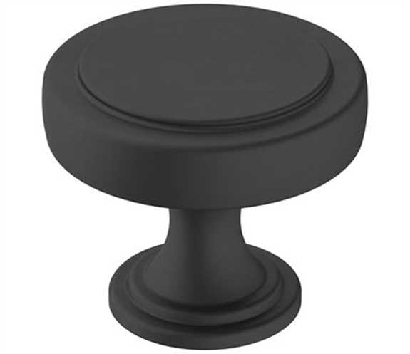 BP-36880-FB Exceed 1-1/2" Knob - Matte Black