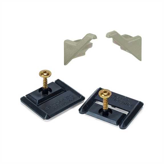 Syma2 Inglete - LR End Caps - Matt Inox Champagne