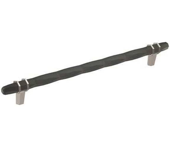 BP-36664-BBR26 London 10-1/16" Pull - Black Bronze/Polished Chrome