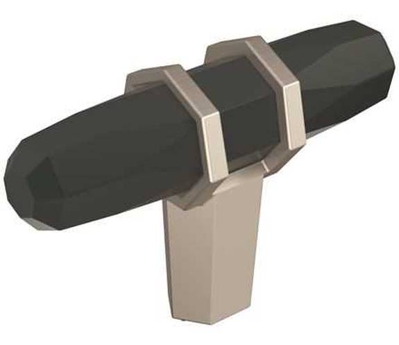 BP-36647-BBRG10 London Knob  2 1/2" - Black Bronze/Satin Nickel