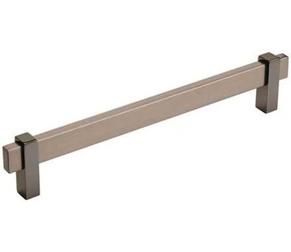 BP-36725-BBNBN Mulino 7-9/16'' Pull - Black Brushed Nickel/Black Nickel