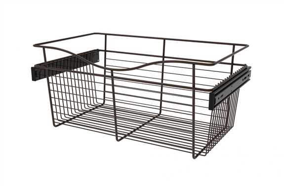 Wire Basket 14'' Deep Pullout - Oil Rubbed Bronze
