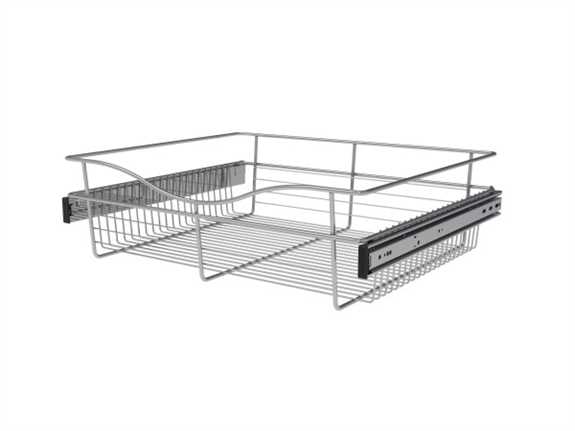 Pullout Closet Basket - Chrome