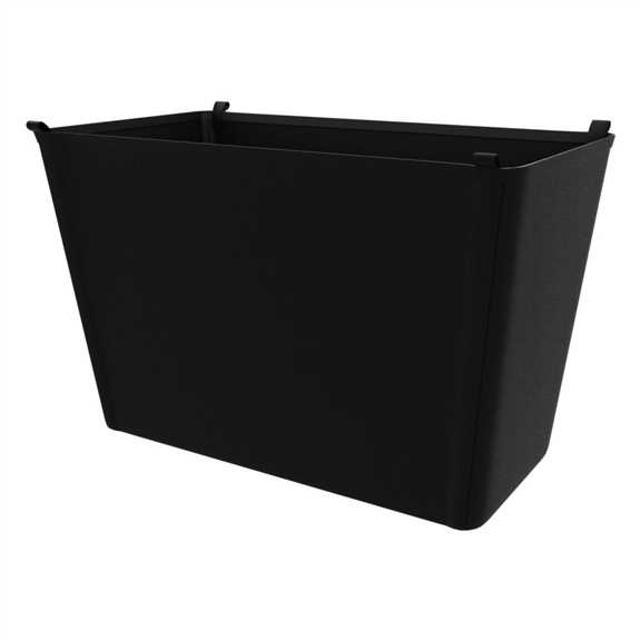 Black Closet Basket Liner