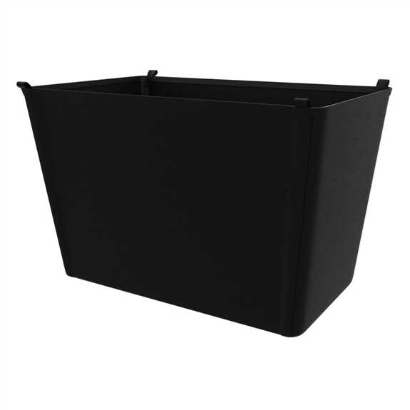 Black Closet Basket Liner