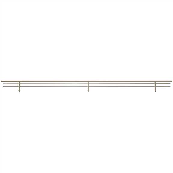 35" Wire Shoe Rail - Satin Nickel