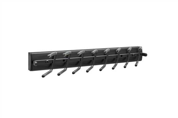 Premier Swivel Tie Rack Matte Black