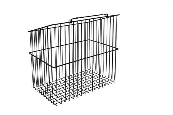 Matte Black Wire Hamper