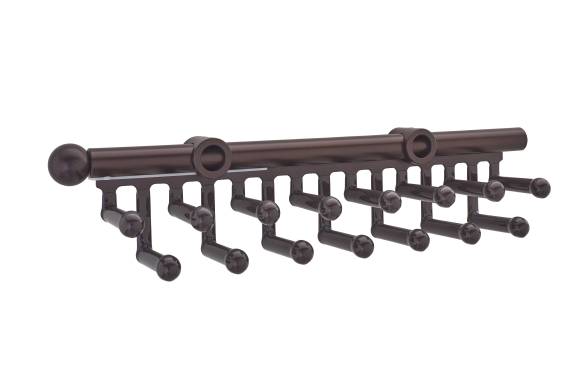 14" Tie/Scarf Rack - Oil Rubbed Bronze