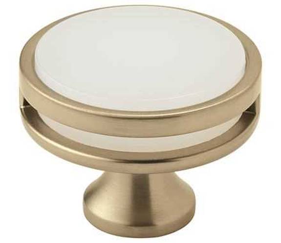 BP-36609-BBZFA Oberon 1-3/4" Knob - Golden Champagne/Frosted Acrylic