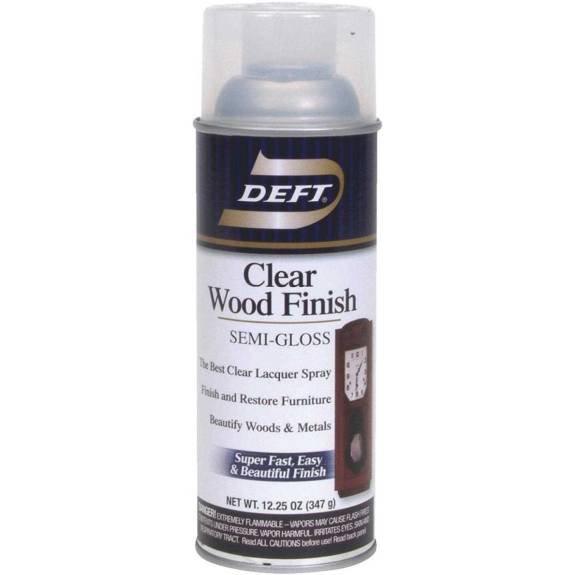 DFT011S/54 Semi-Gloss Clear Wood Finish Interior Spray Lacquer