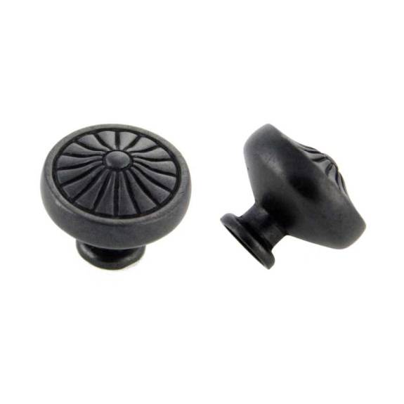 K-81353.DACM 32MM Deco Knob Weathered Black